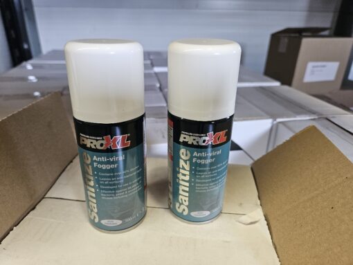 3 X PALLETS OF UNLABELLED - ANTI-BACTERIAL VEHICLE FOGGER AEROSOL (150ML)