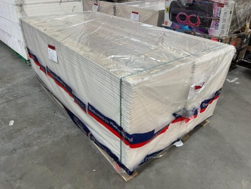 TRUCKLOAD OF 10 PALLETS OF GYPROC PLASTER BOARDS WITH TAPERED EDGES 600 X 2400 X 19.0MM